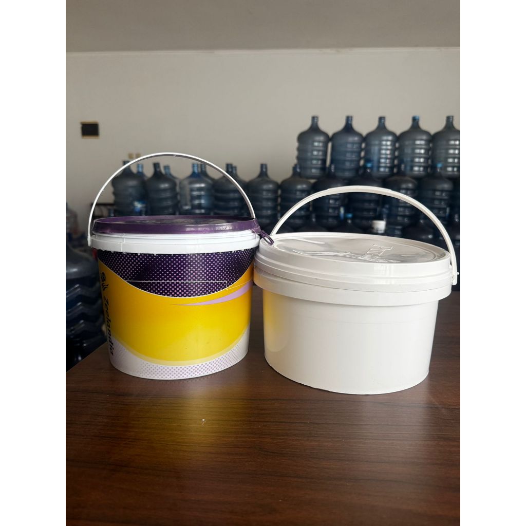 Ember plastik 5kg bekas - Ember selai bekas + tutup