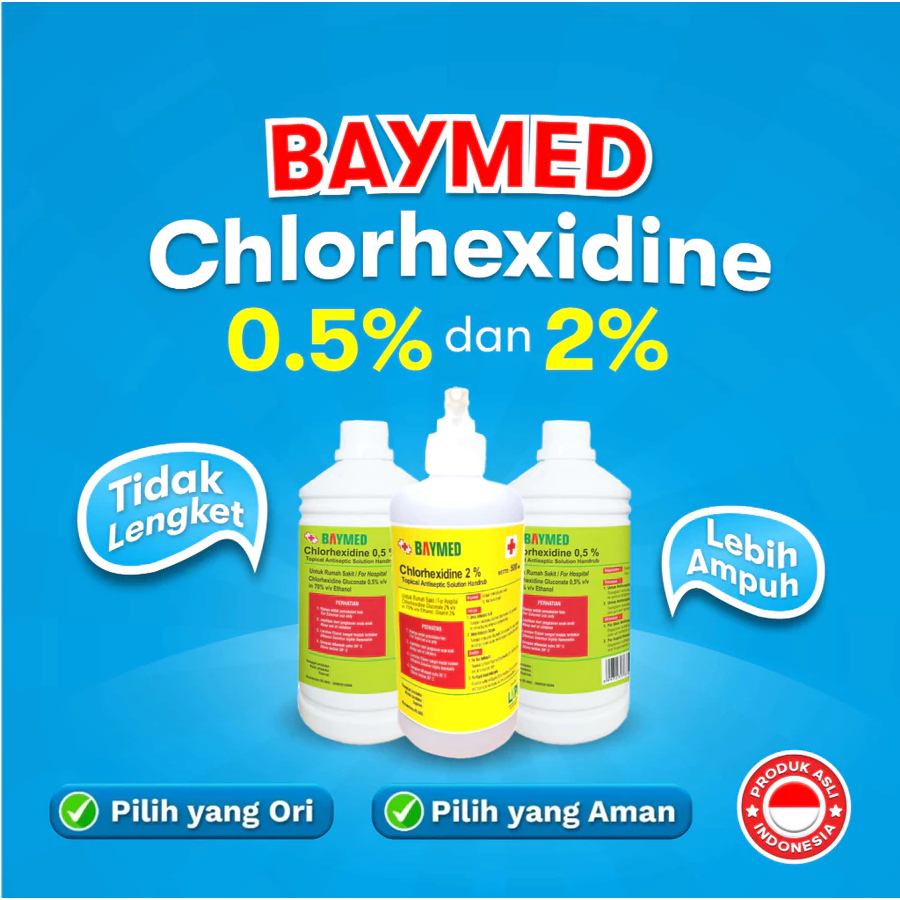 BAYMED - Chlorhexidine 500 ml & 1 liter - CHG 0,5% Handsanitizer