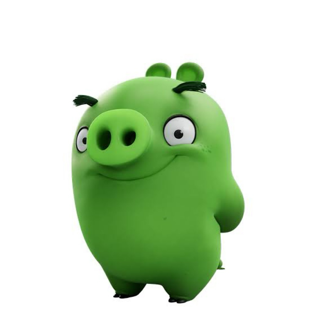 Boneka Angry Piggy Karakter Angry Birds size 23x28cm Original / Boneka Angry Pig / Boneka Karakter A