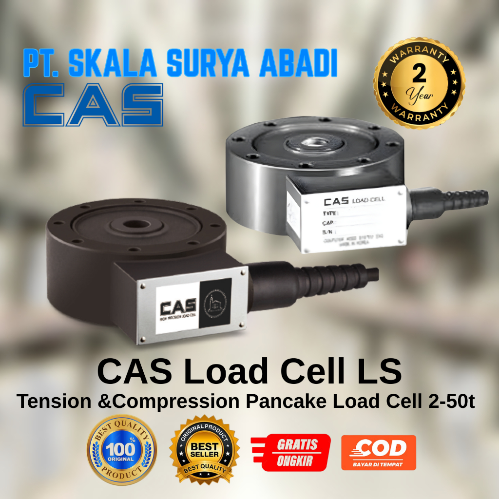 Load Cell CAS LS Cap 2ton - 50ton/ Pancake Load Cell /Tension &Compression Load Cell 2-50ton