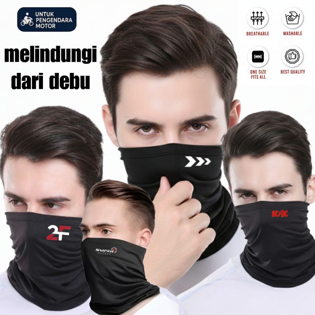 Masker Buff Motor Bandana Slayer Multifungsi