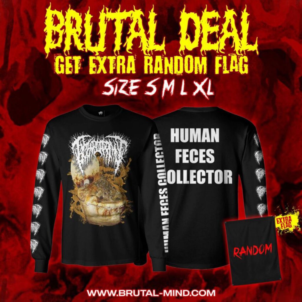 BRUTAL DEAL – LS – HYMENOTOMY – Human Feces Collector + Random Flag