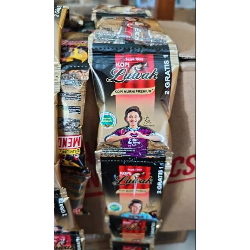 luwak mini kopi hitam 1renteng 15pcs