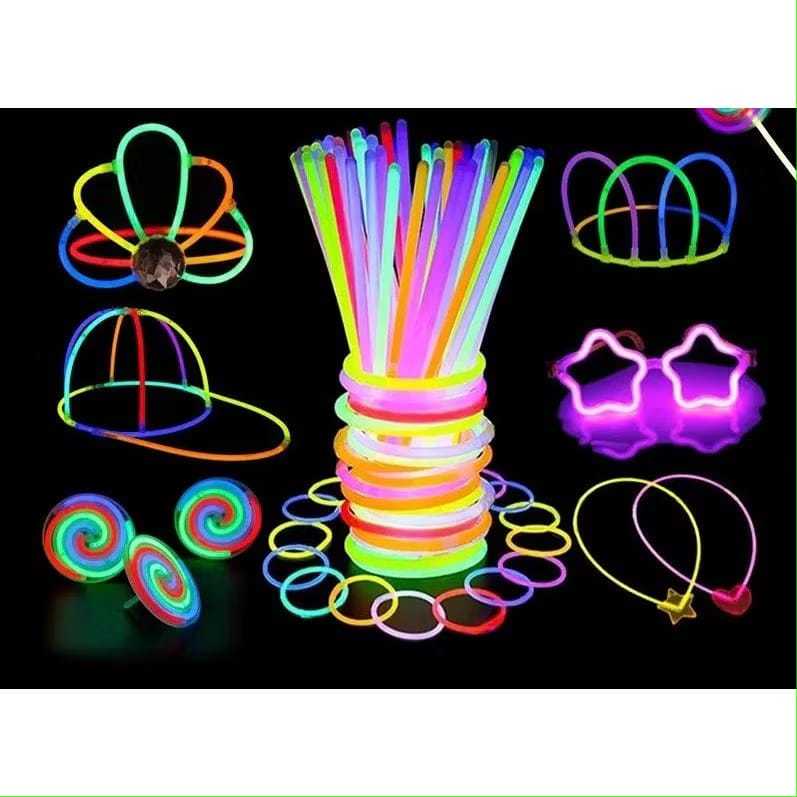 {OTU} Glowing Stick / Glow Stik 100pcs / Stick Glow In The Dark warna warni / Glow Stick Konser