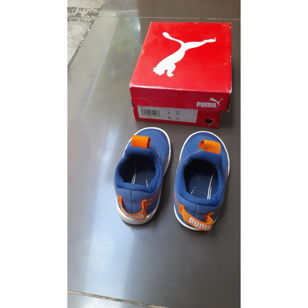 Puma Sepatu Anak-Anak Courtflex v2 Slip On Inf Clyde Royal-Ric 374859 13