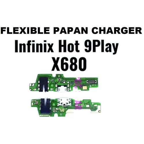 ORI Flexible fleksibel Konektor Charger INFINIX HOT 9 PLAY X680 papan cas infinix hot 9 play papan c
