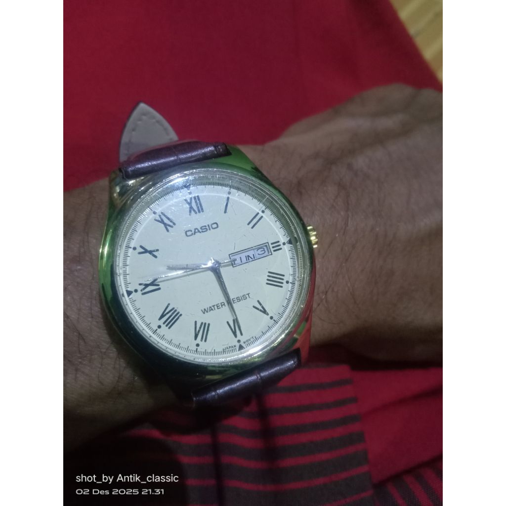 jam tangan Casio mtp V006 second original