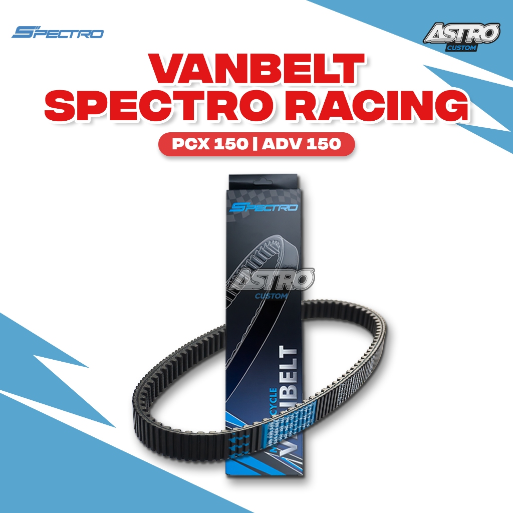 Spectro Vanbelt PCX 150 ADV Vario 125 160 Beat Fi Scoopy ESP NMAX Aerox LEXI Genio V belt CVT Racing