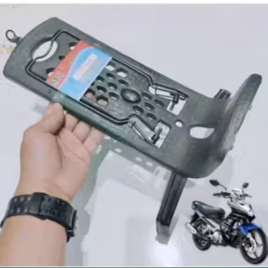 (COD) Bagasi Tengah / Dudukan Bagasi Depan Jepit Revo Fi Absolute / Revo Old / Jupiter MX NEW 135 / 