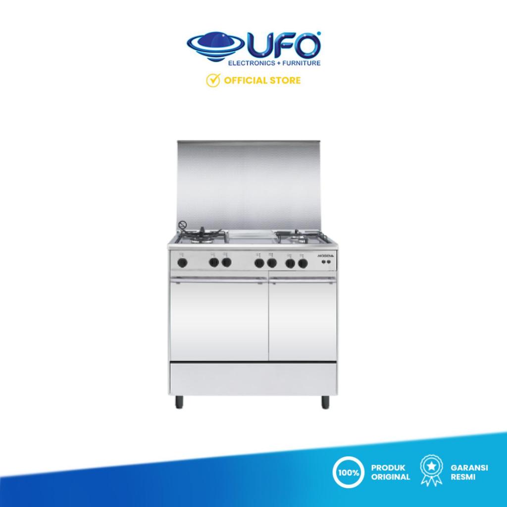 MODENA FC9942S Kompor Freestanding 4 Tungku + Oven CERVIA - FC 9942 S