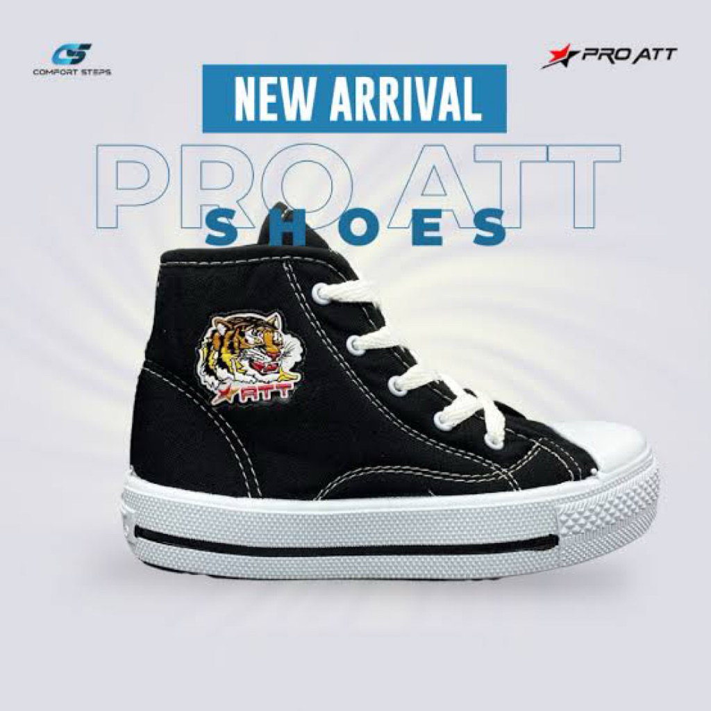 SEPATU WARIOR PRO ATT / PRO ATT MACAN / SEPATU ANAK SEKOLAH PRO ATT