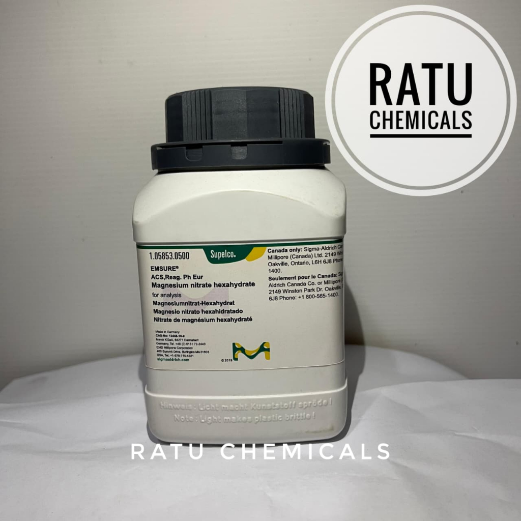 MAGNESIUM NITRATE HEXAHYDRATE 500GRAM FOR ANALYSIS MERCK 105853