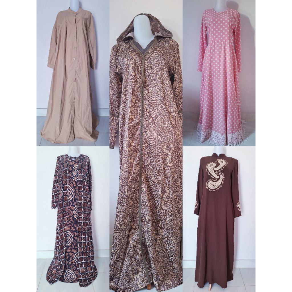 [PRELOVED] GAMIS JUMBO HOODIE LONG DRESS