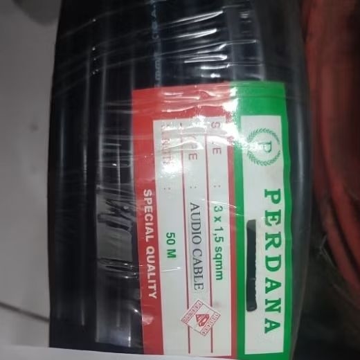 Kabel perdana serabut 3x1.5/Kabel nyyhy 3x1.5/Kabel audio 3x1.5