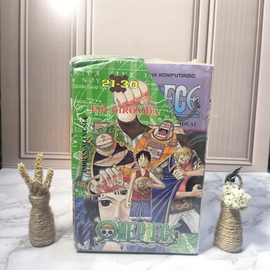 Komik One piece 21-30 Box set segel
