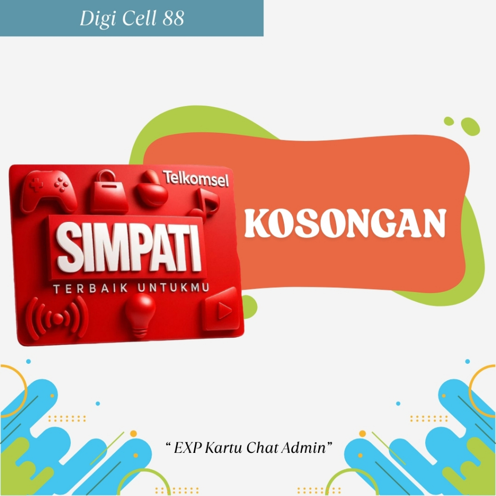 Kartu Perdana TELKOMSEL SIMPATI 0.K Segel-KARTU PERDANA TELKOMSEL RED SIMPATI 0.K EXP PANJANG