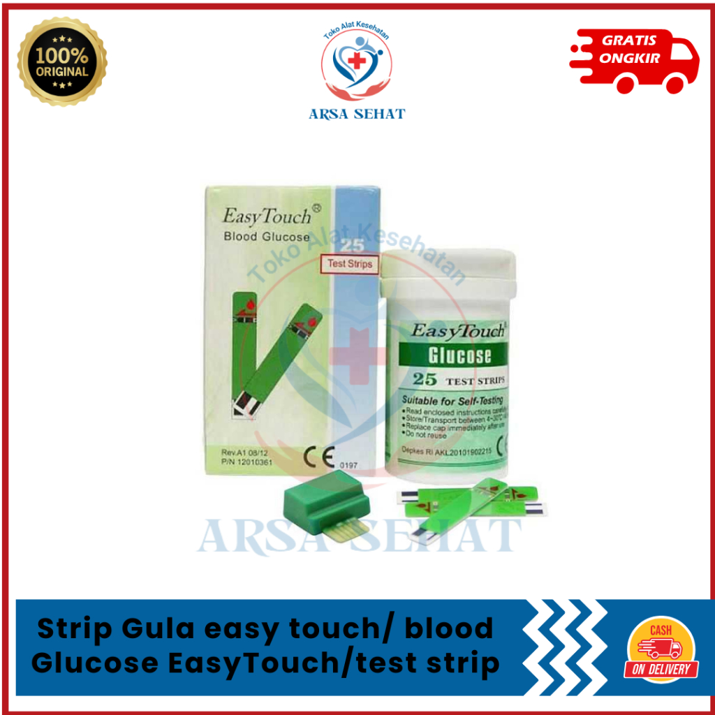 Strip Gula easy touch/ blood Glucose EasyTouch/test strip gula