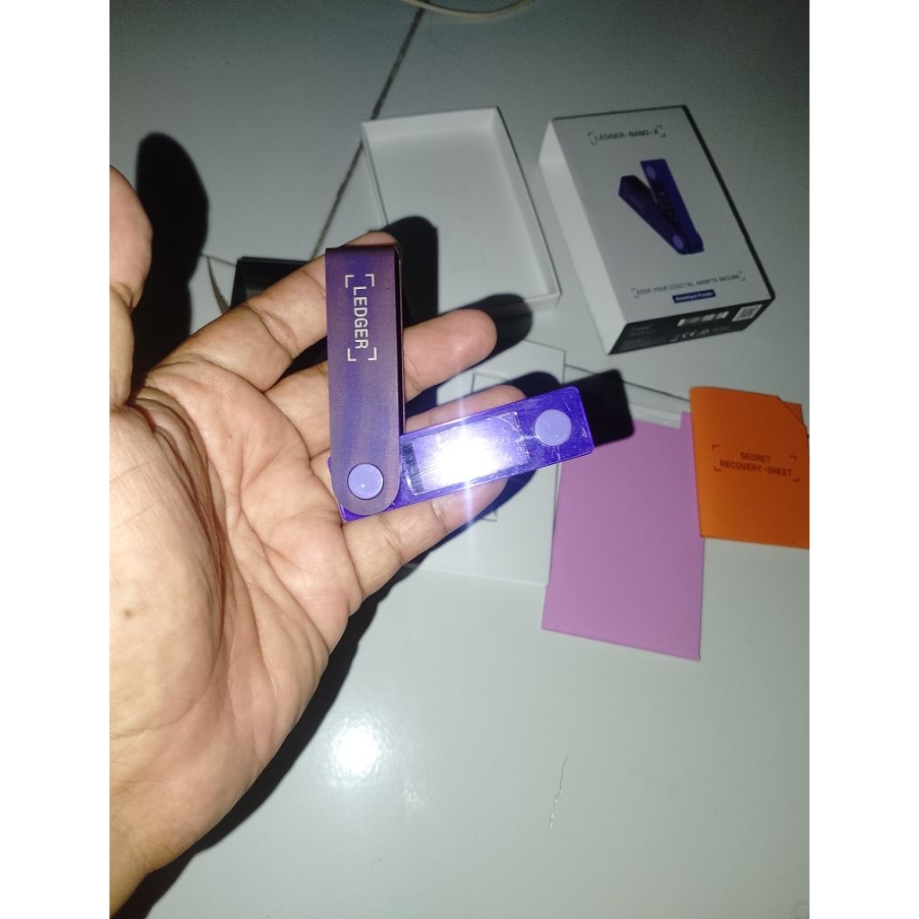 ledger nano x amethyst purple edition hardware wallet crypto