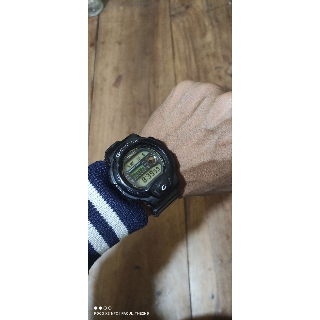 JAM SECONDS GSHOCK DW6100 TERMOMETER VINTAGE