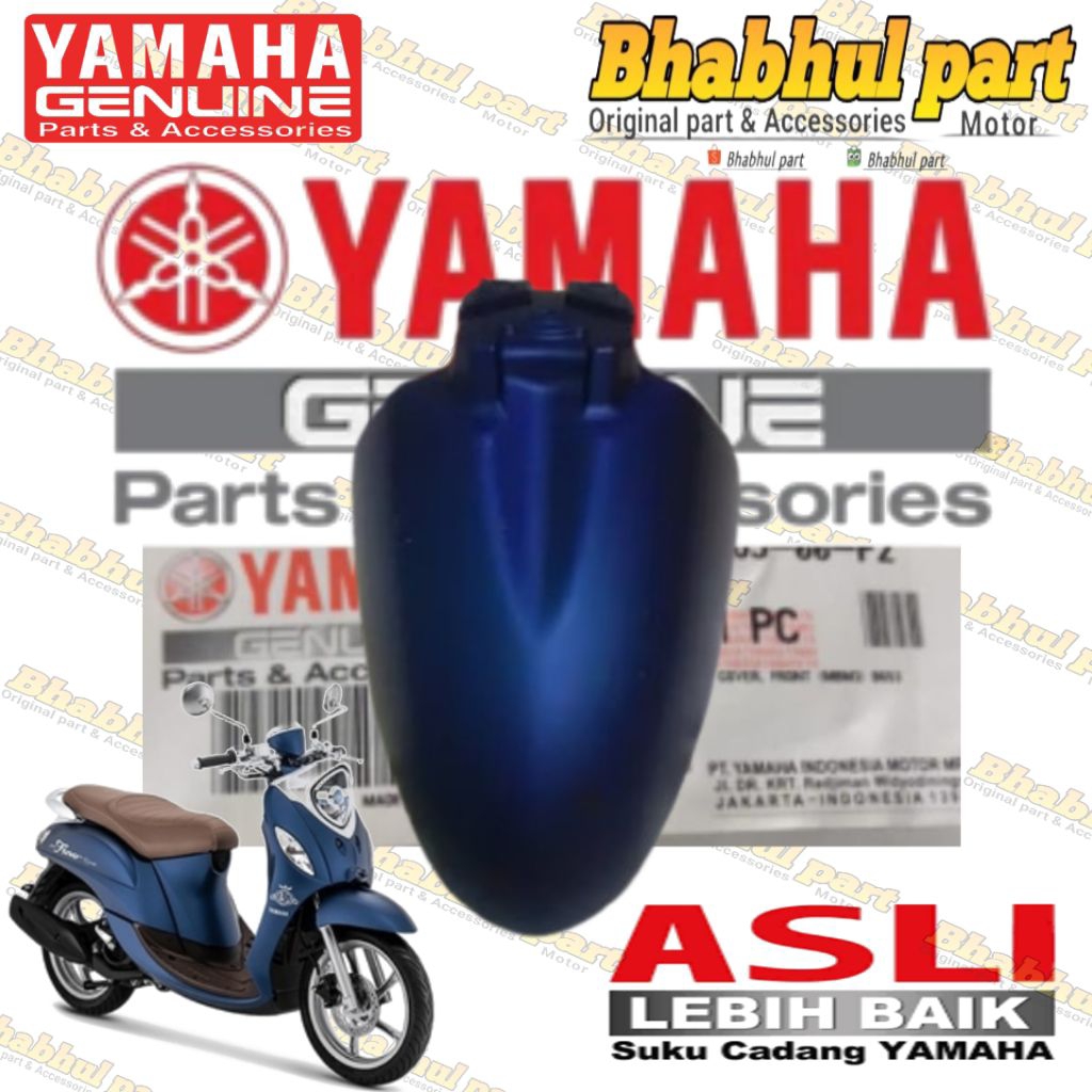 Spakbor dengan fino grande fino 125 biru doff original yamaha