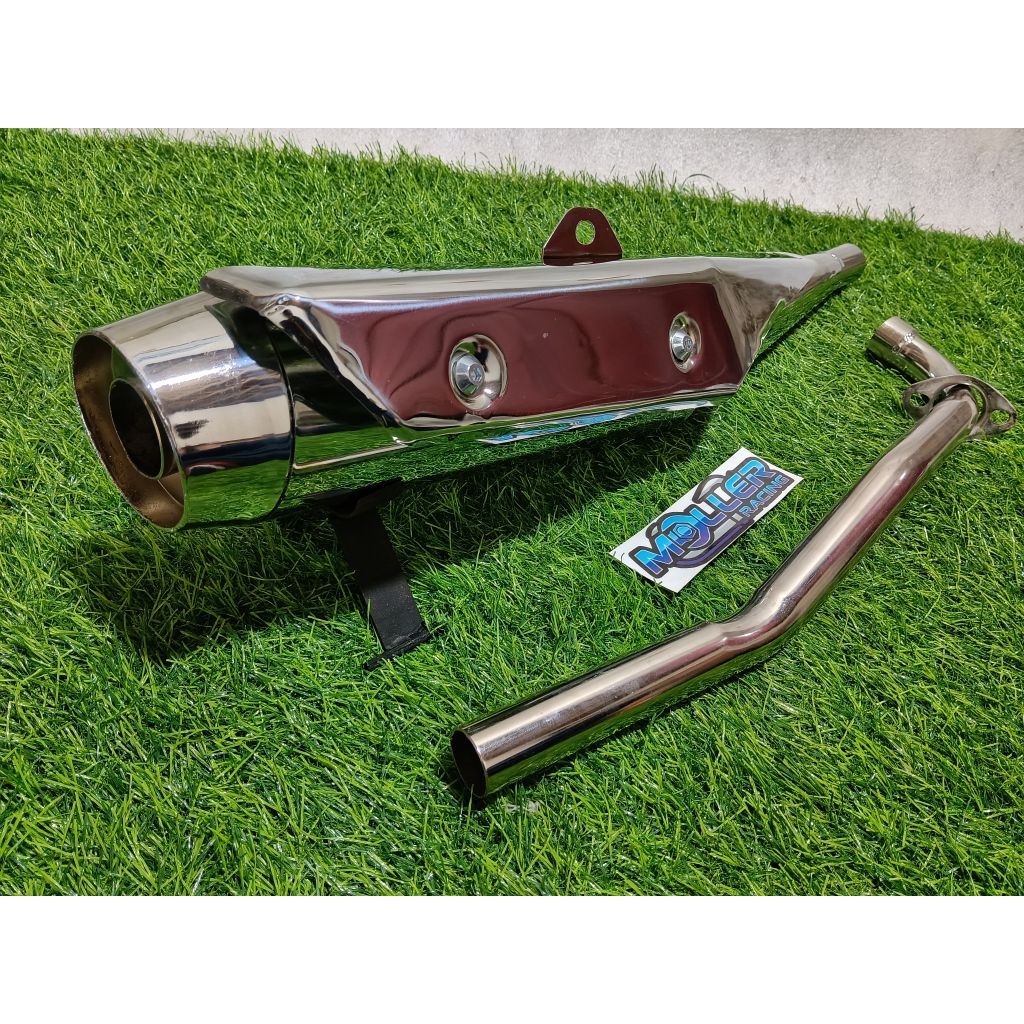 Knalpot standar racing tsukigi Supra x 125 fi Astrea karisma Revo blade