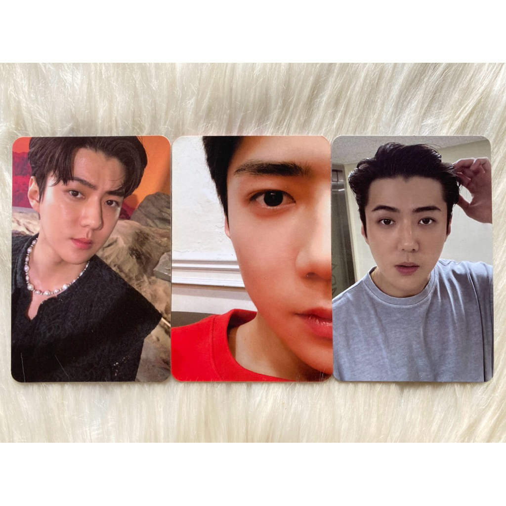 CHAT SELLER DAHULU SEBELUM CO Photocard Sehun EXO Official DFTF Photobook & What a Life (WAL)
