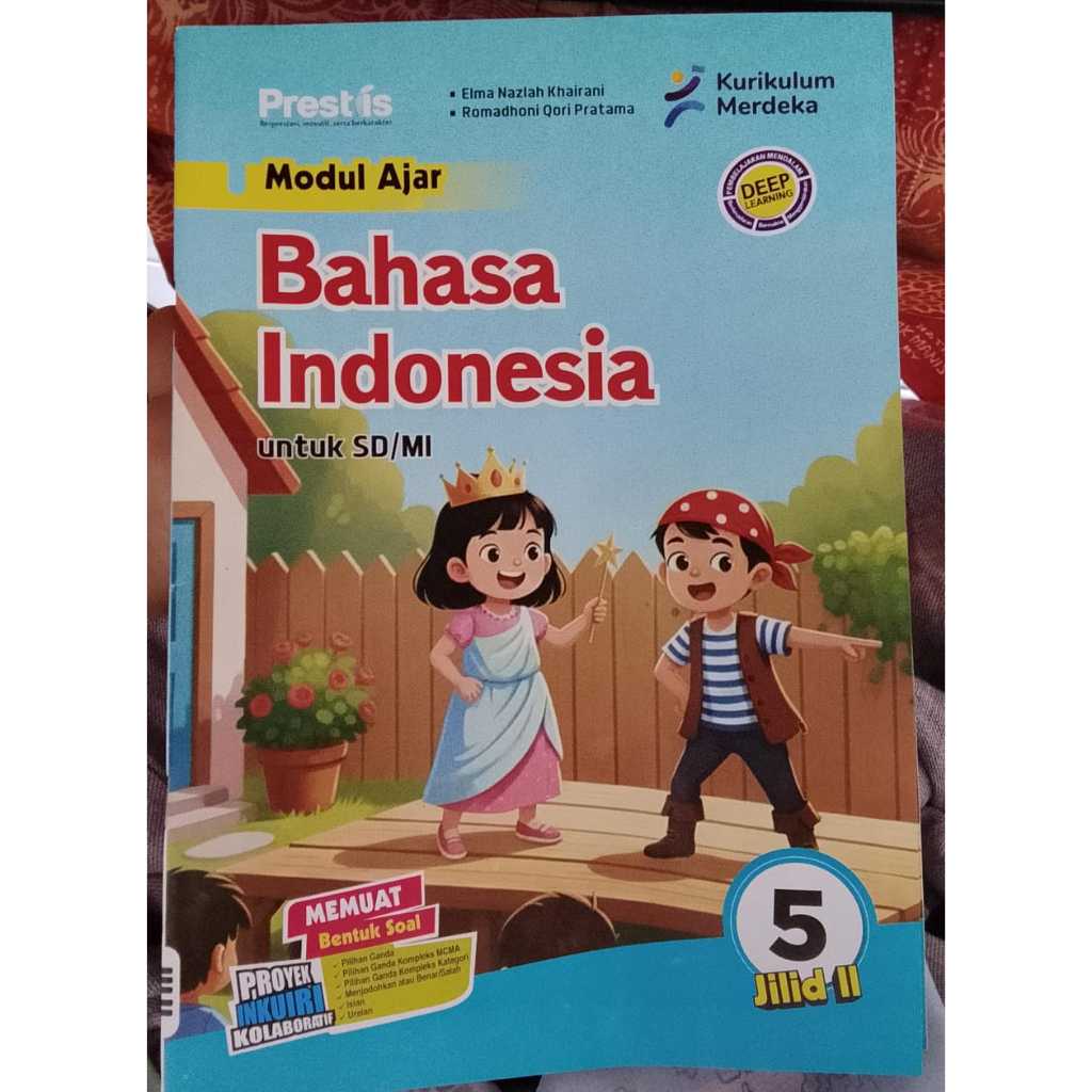 LKS PUSTAKA PERSADA KELAS 5 BAHASA INDONESIA SEMESTER 2 TERBITAN 2025