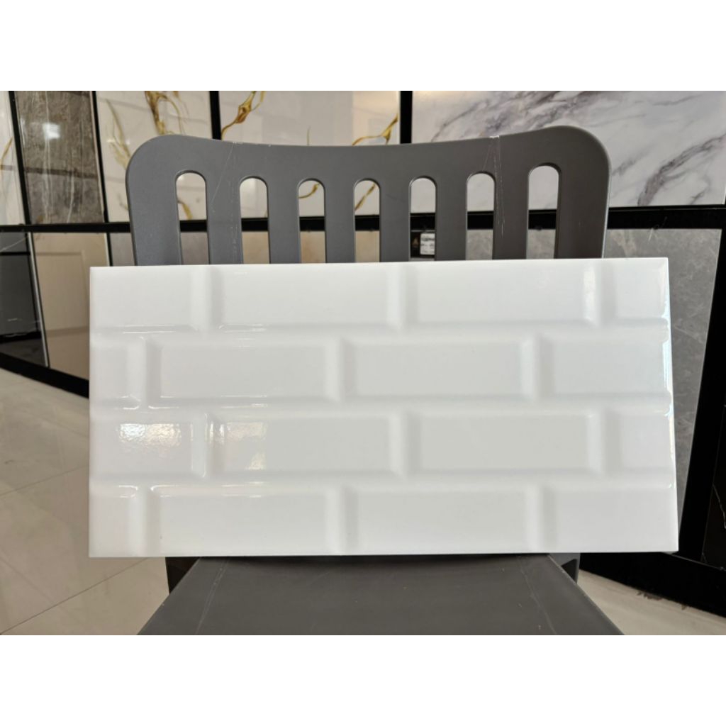 Keramik dinding 25X50 ICARUS VENOTTY WHITE | KW 1