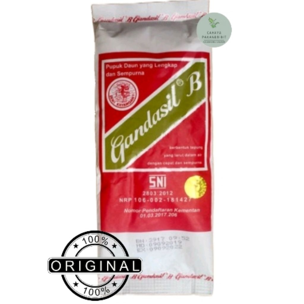 Pupuk Gandasil B 100gr - Gandasil B 100gr