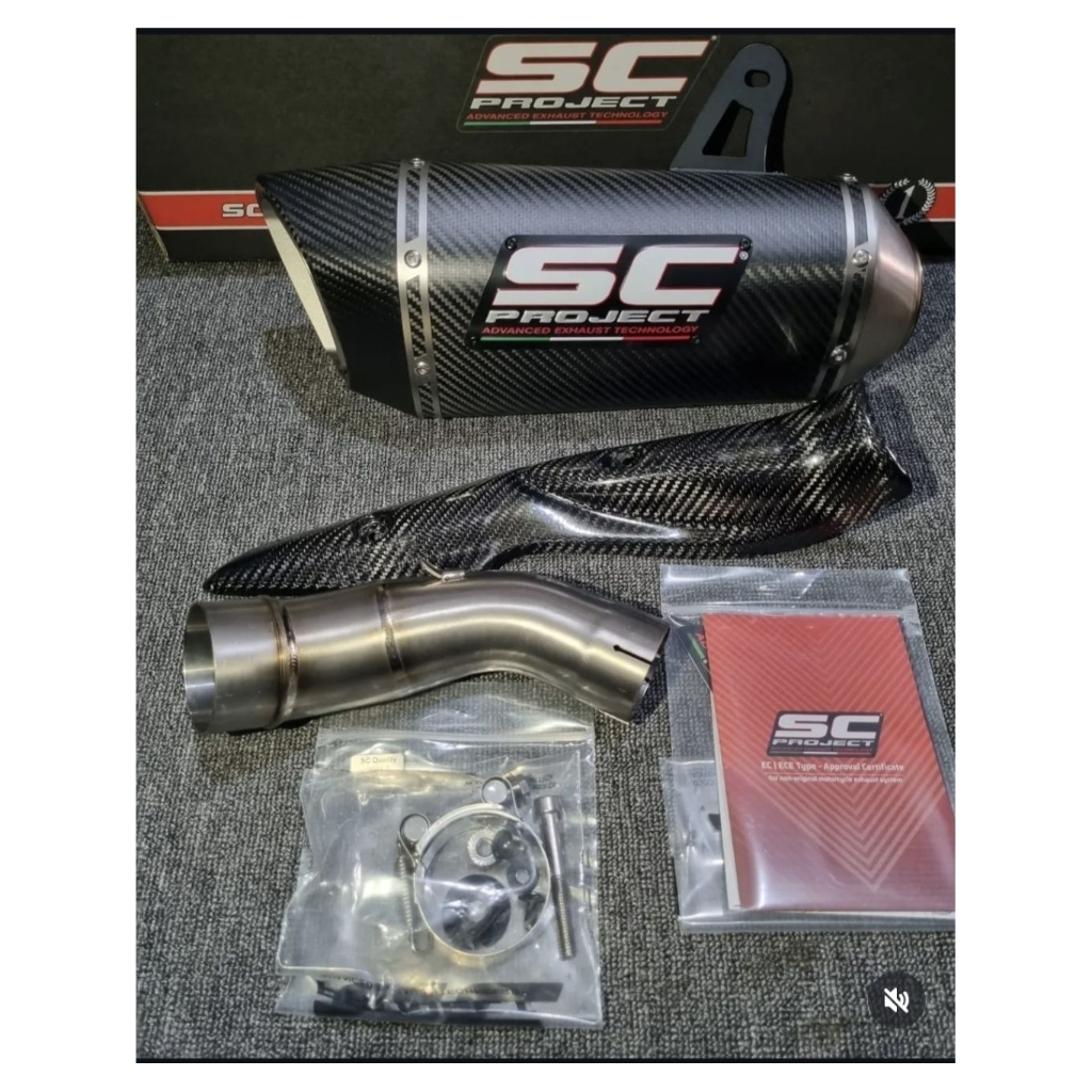 KNALPOT SLIP ON SC PROJECT SC1R SC-1R KAWASAKI Z900