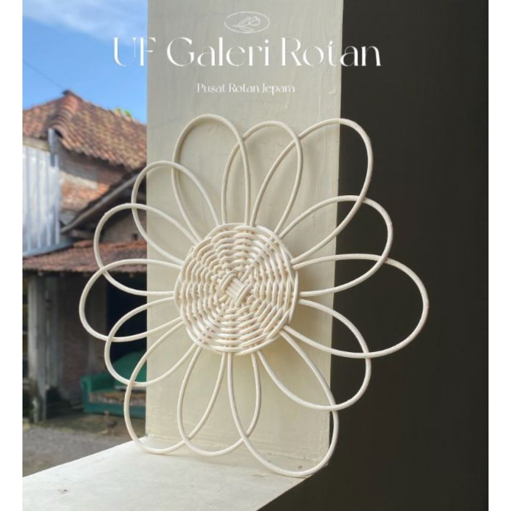 Hiasan Dinding Bunga Aestetic Kecil || d luar 25cm