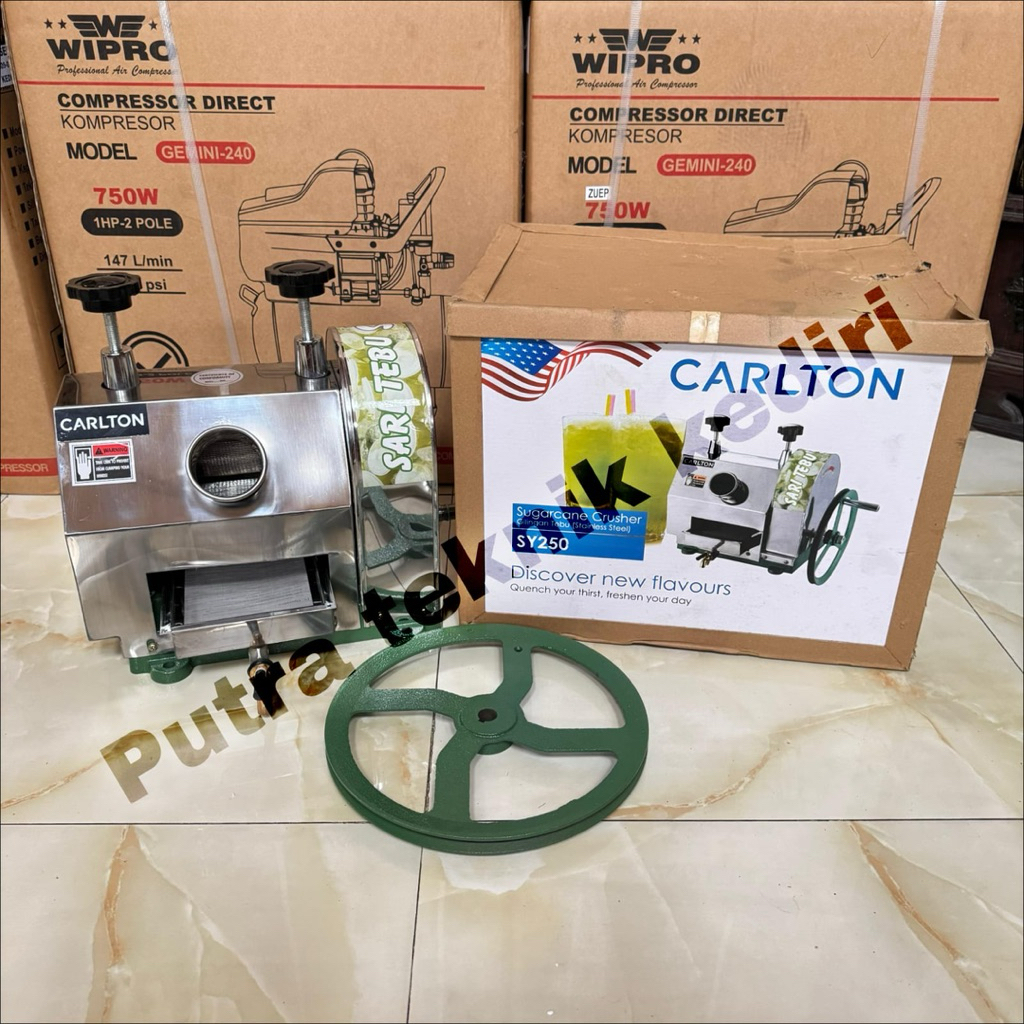 Mesin Alat Penggiling Tebu CARLTON SY250 Sugar Cane Juicer SY250