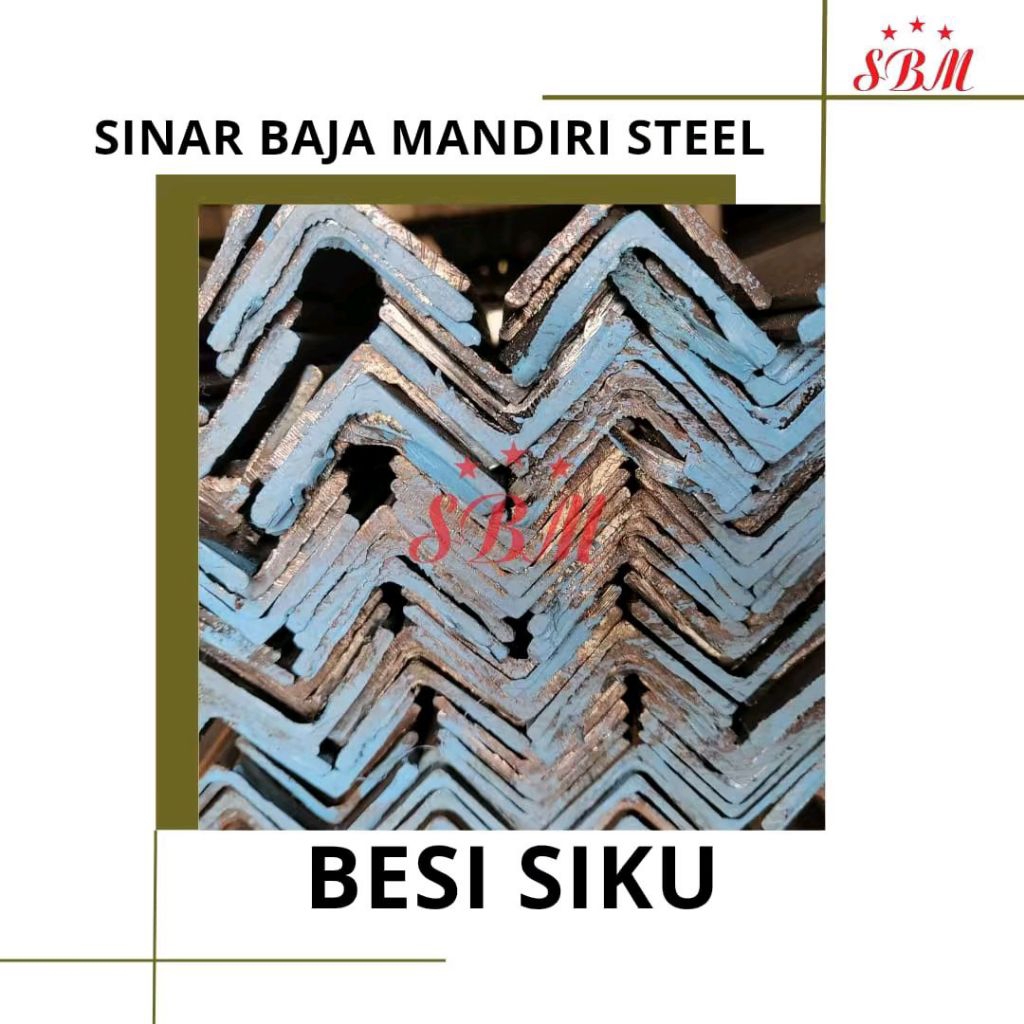 Besi Siku 50x50 Std A Panjang 6 Meter