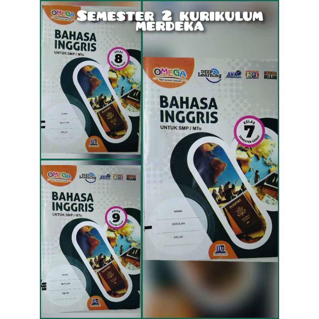LKS BAHASA INGGRIS SMP MTS KELAS 7 8 9 SEMESTER 2 KURIKULUM MERDEKA
