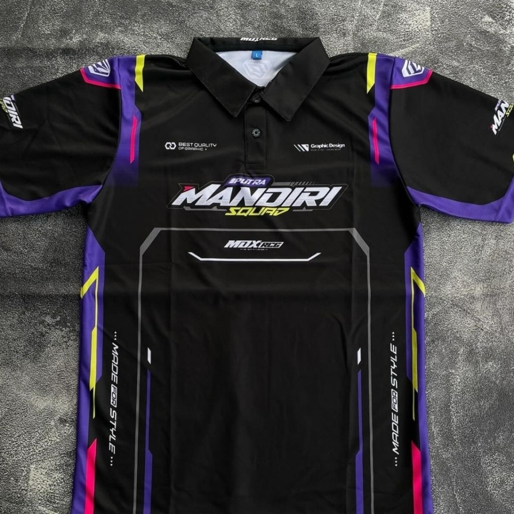 Jersey Kerah Polo Custom Jersey Racing Team Jersey Custom Nama Team Jersey Kerah Polo