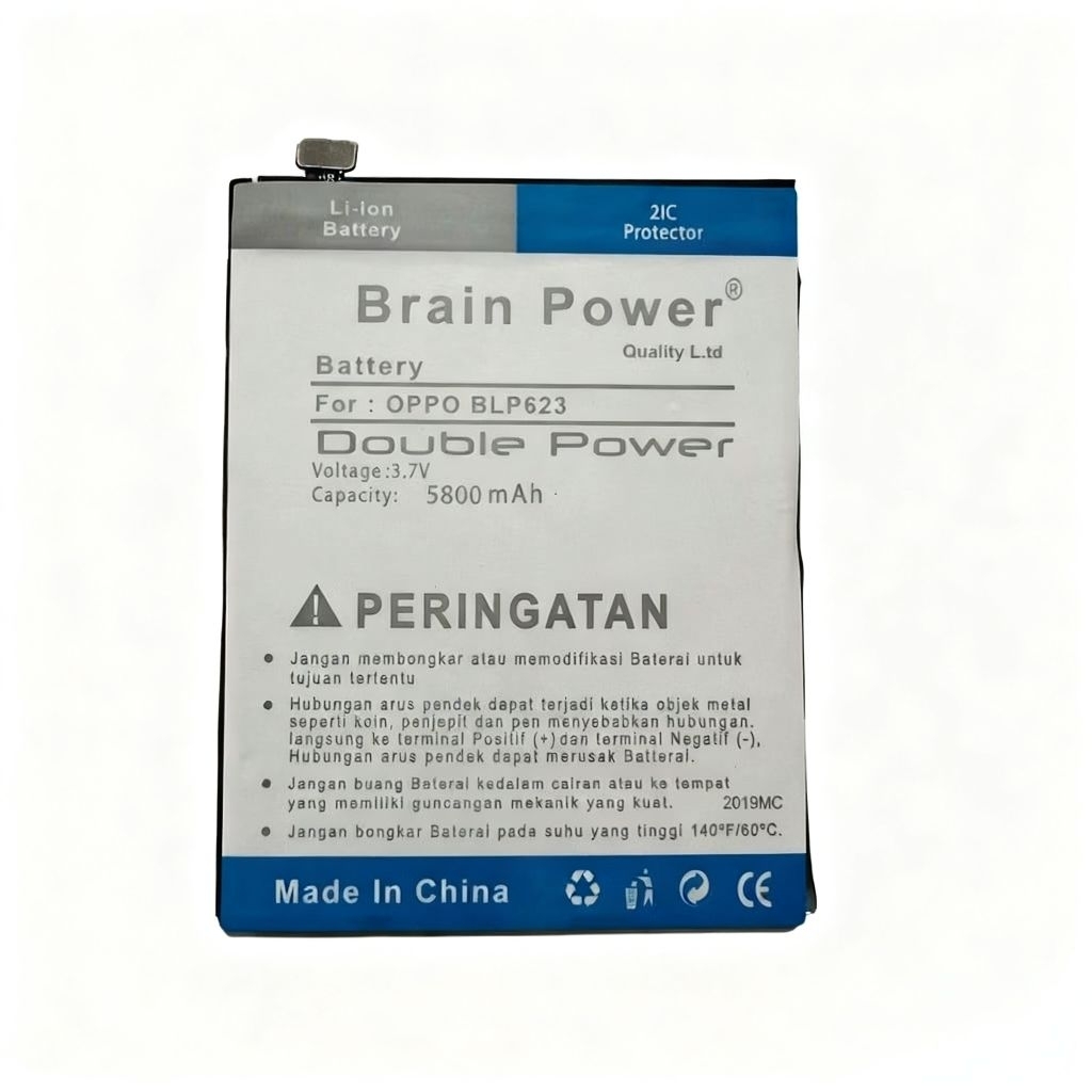 Baterai Batre Oppo BL623 / F3+ / F3 Plus / BLP-623 / R9+ / R9 Plus / Double Ic Brain Power
