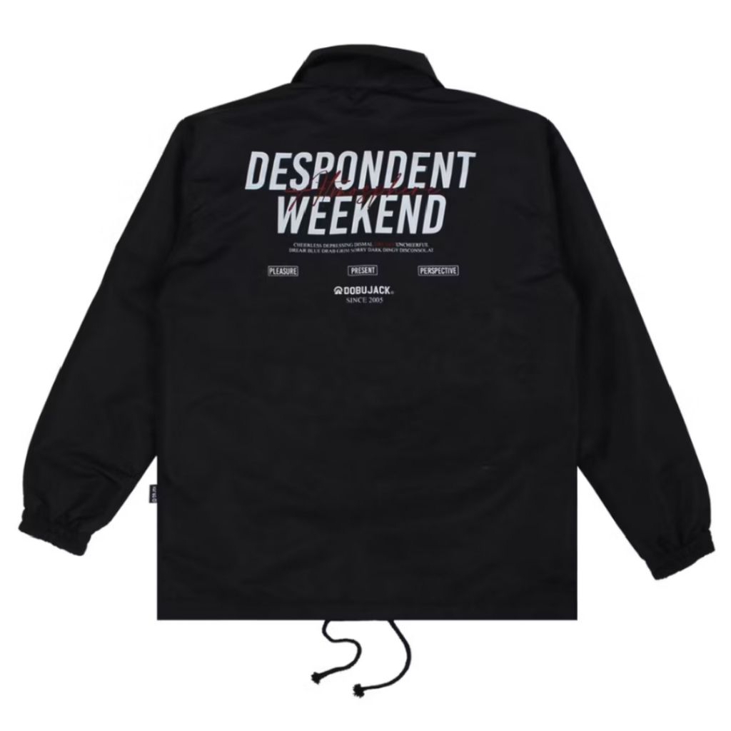 Dobujack Coach Jacket Despondent Black Second size S