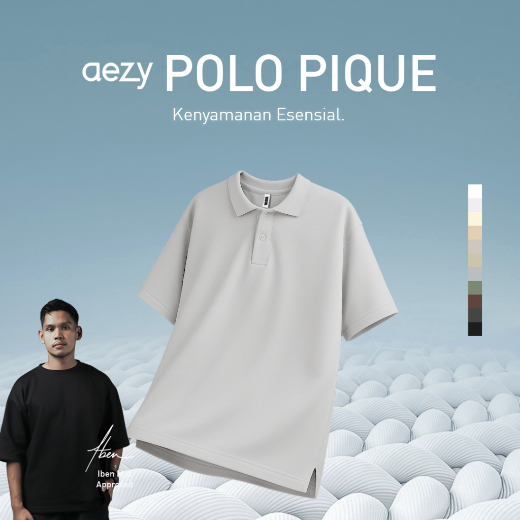 No Void Minds AEZY Polo Shirt | Steel