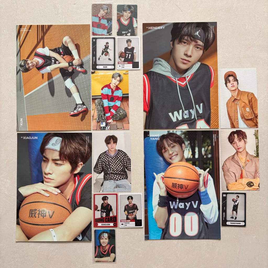 [READY UNSEALED/SHARING] WayV 2020 Season's Greetings Kun Xiaojun Hendery Yangyang Member Set A4 Pos
