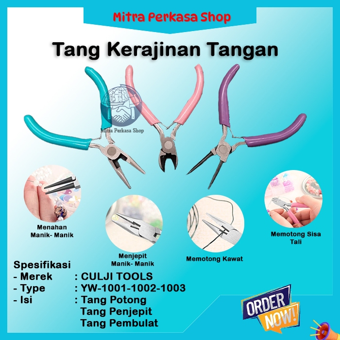 Tang set aksesoris / kerajinan / Tang Kerajinan / Tang Mini Aksesoris