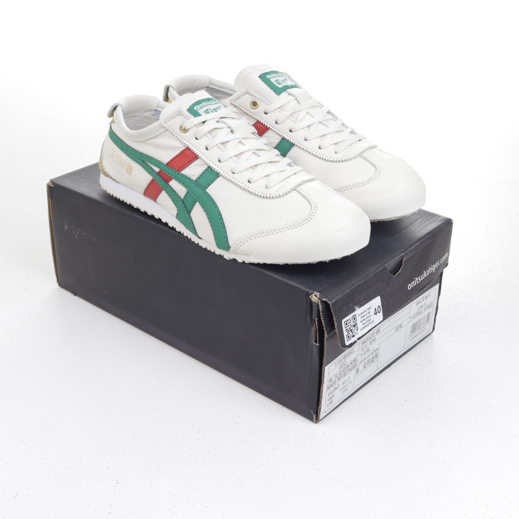 Onitsuka Tiger Mexico 66 White Green Red Gold