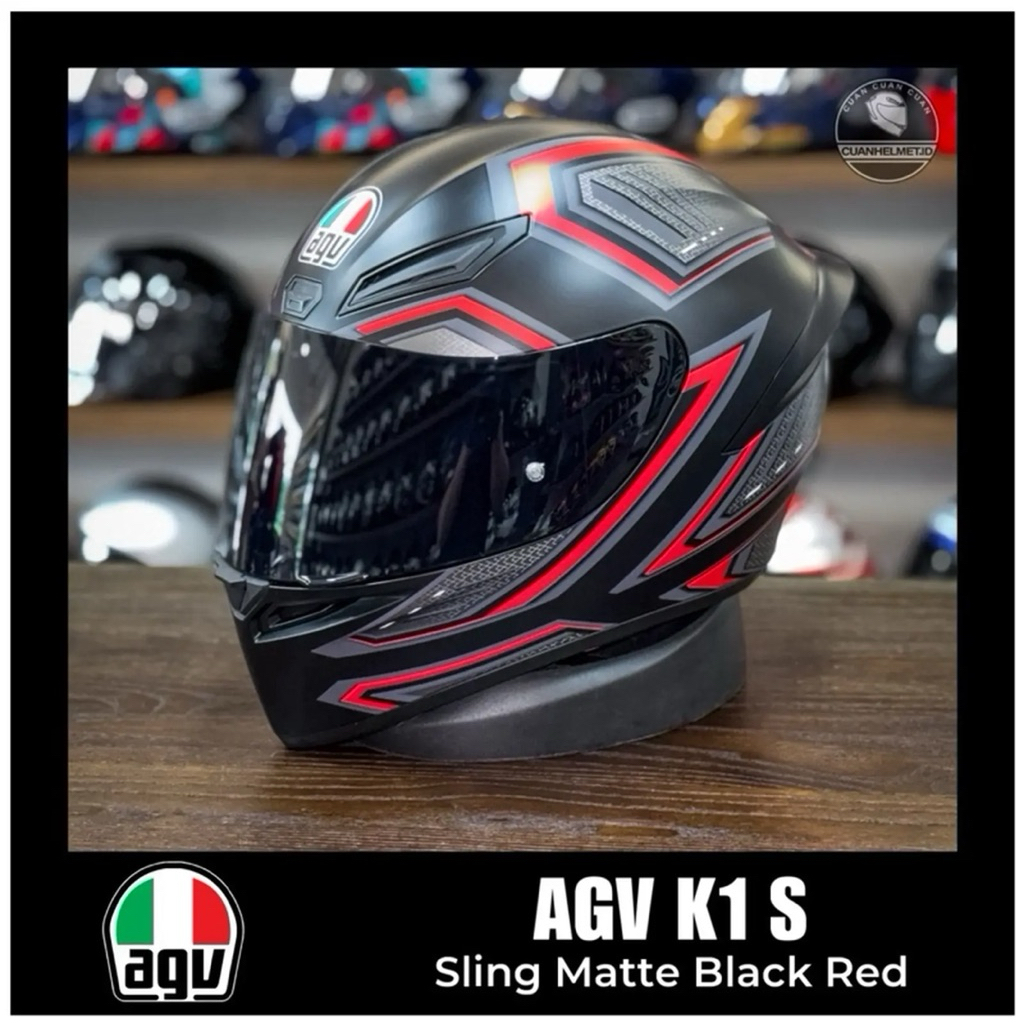AGV K1 S Sling Matte Black Red