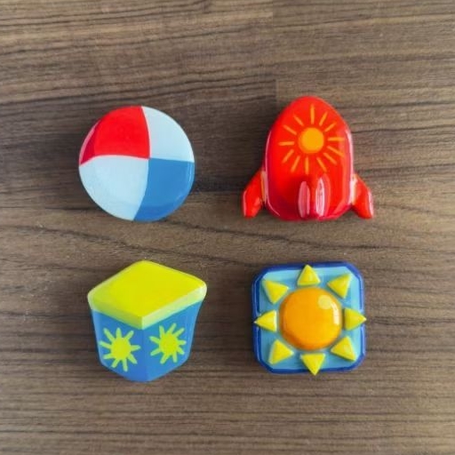Magnet Kulkas Summer Item Growtopia | Handmade clay magnet