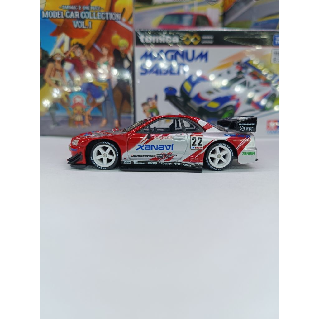 diecast Aoshima Nissan R34 Xanavi nascar