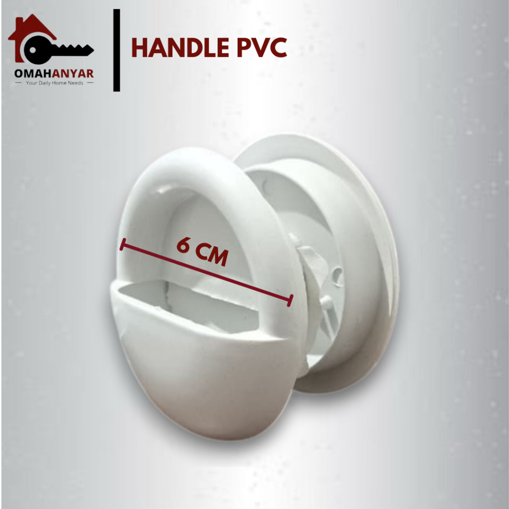 Handle Kunci Pintu Kamar Mandi PVC Plastik
