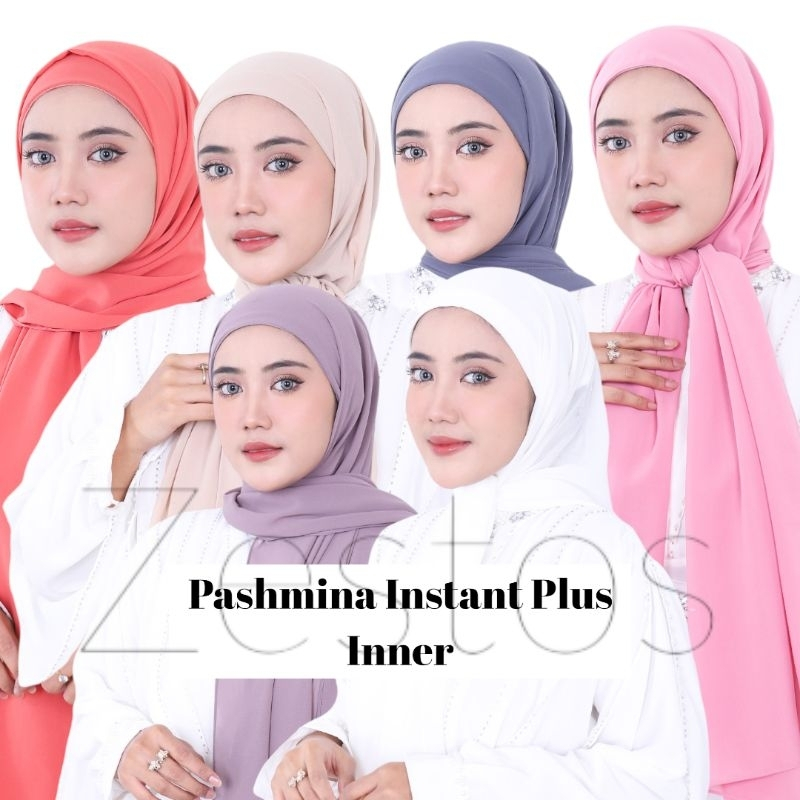 PASHMINA INSTAN INNER 2in1 KERUDUNG JILBAB MUSLIM