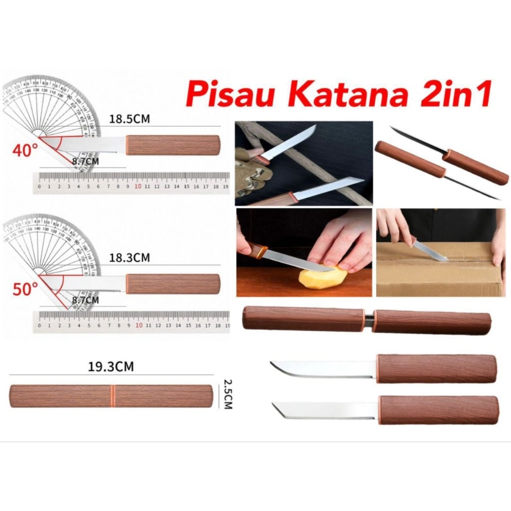 PISAU KATANA 2 IN 1
