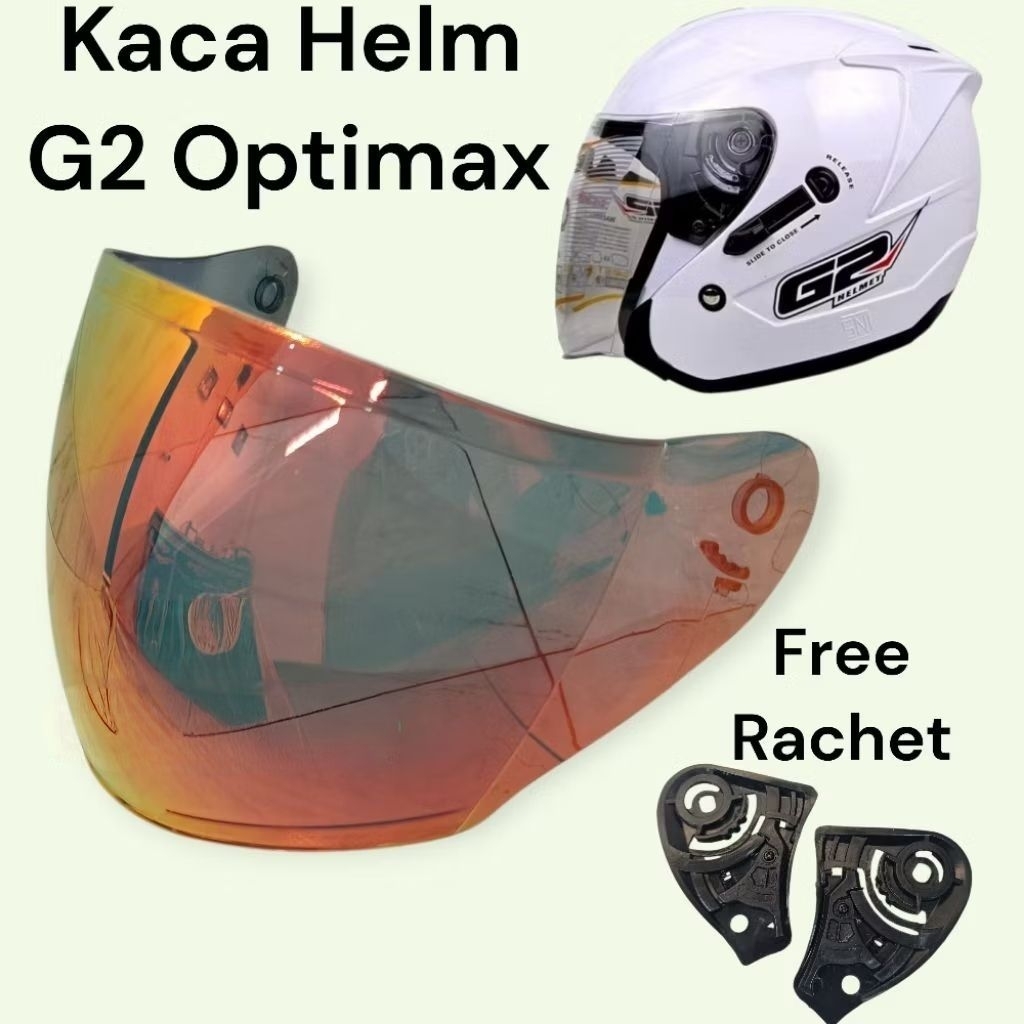 Kaca Visor Helm G2 Optima X Kaca helm G2 Double visor G2 Centrino