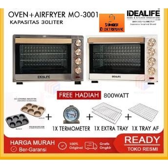 Idealife Oven Listrik Low Watt Kapasitas 30 Liter MO-3001