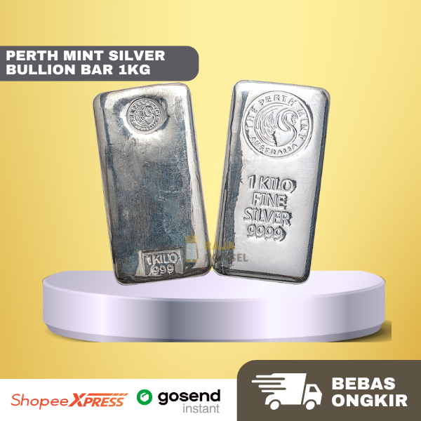 Perth Mint Silver Bullion Bar 1 Kilogram  - ORIGINAL